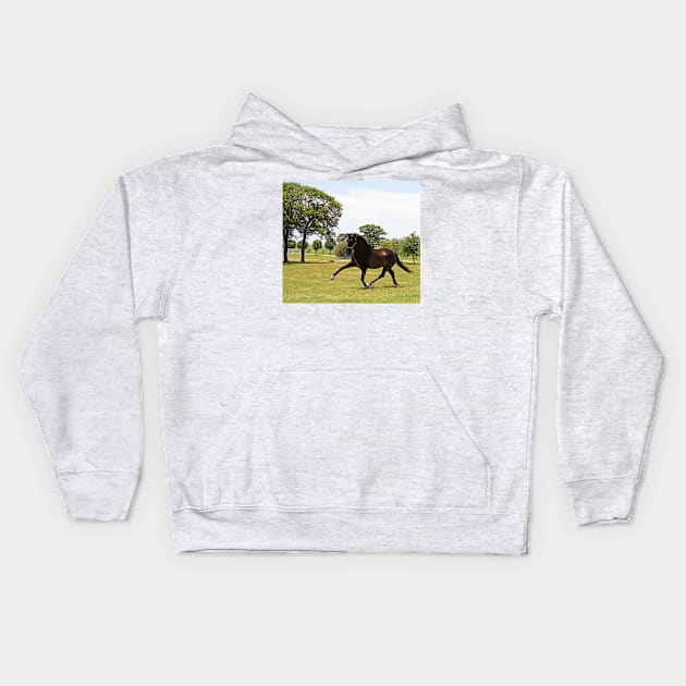 Watch Me Fly Kids Hoodie by BecauseofHorses